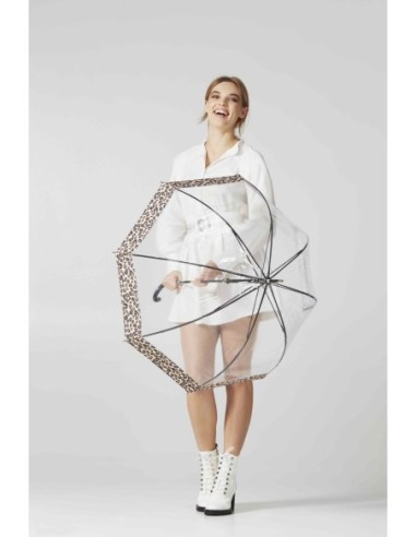 L866-4037 NaturalLeopard (Леопард) Зонт женский трость Fulton