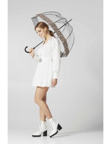 L866-4037 NaturalLeopard (Леопард) Зонт женский трость Fulton