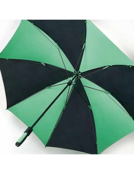 S837-097 BlackGreen (ЧерныйЗеленый) Зонт мужской гольфер Fulton
