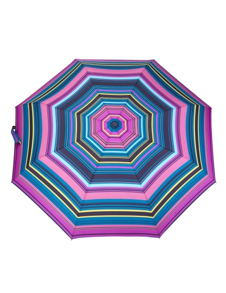 R348-4100 StripePatternPurple (Фиолетовая полоска) Зонт женский автомат Fulton