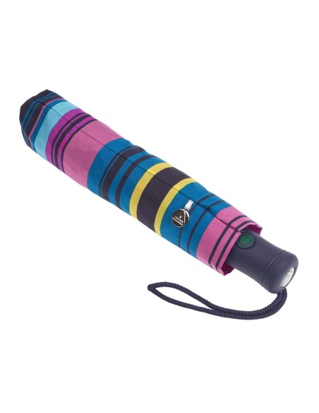 R348-4100 StripePatternPurple (Фиолетовая полоска) Зонт женский автомат Fulton