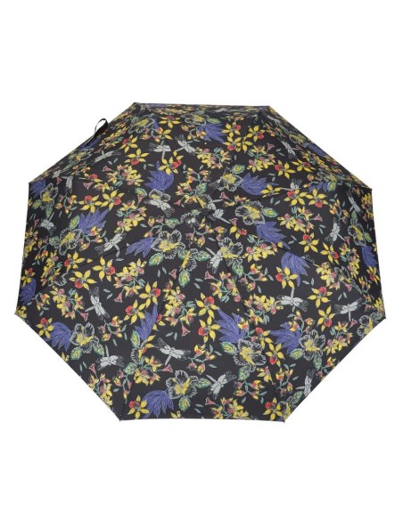 R348-4104 OrchidsBlack (Орхидеи) Зонт женский автомат Fulton