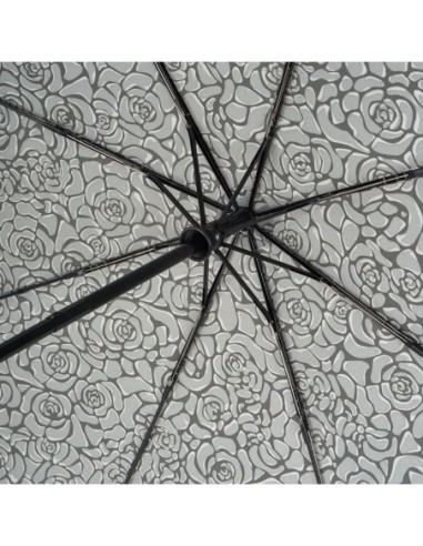 R348-4105 RosesGrey (Серые розы) Зонт женский автомат Fulton