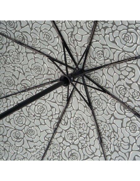 R348-4105 RosesGrey (Серые розы) Зонт женский автомат Fulton