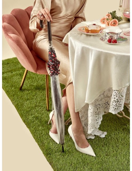 L866-4277 LoveHearts (Любящие Сердца) Зонт женский трость Fulton