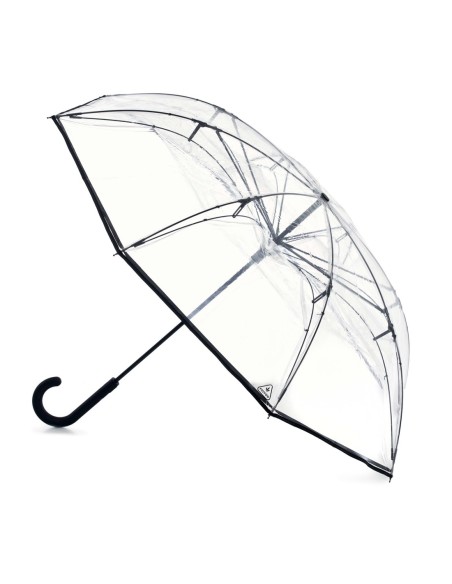 L911-004 Clear (Прозрачный) Зонт женский трость Fulton