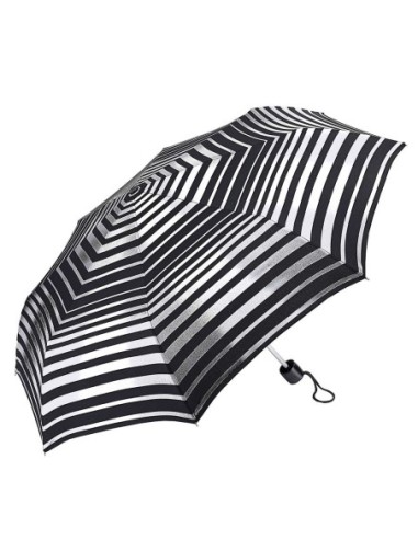 L354-4418 SilverStripes (Серебряные полосы) Зонт женский механика Fulton