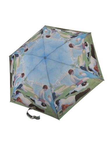 L794-4387 SeuratBathersatAsnieres (Купальщики в Аньере,Ж.Сёра) Зонт женский механика Fulton