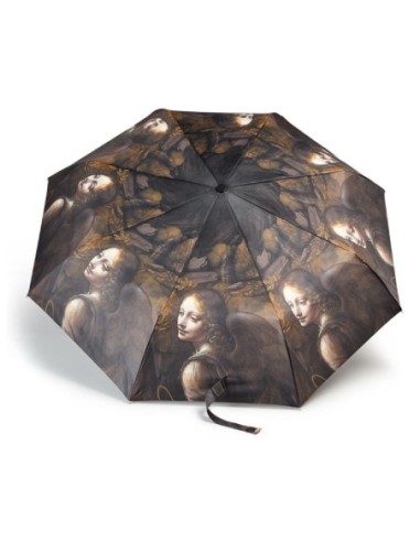 L849-4434 AngelfromTheVirginOfTheRock (Мадонна в скалах,Л.Винчи) Зонт женский механика Fulton