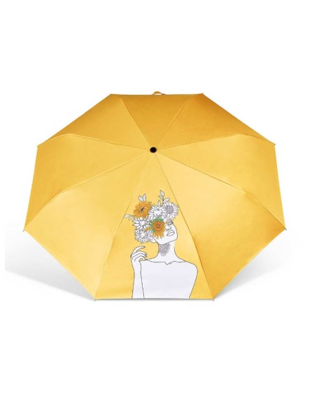 L884-4296 Sunflowers (Подсолнухи,В.Гог) Зонт женский механика Fulton