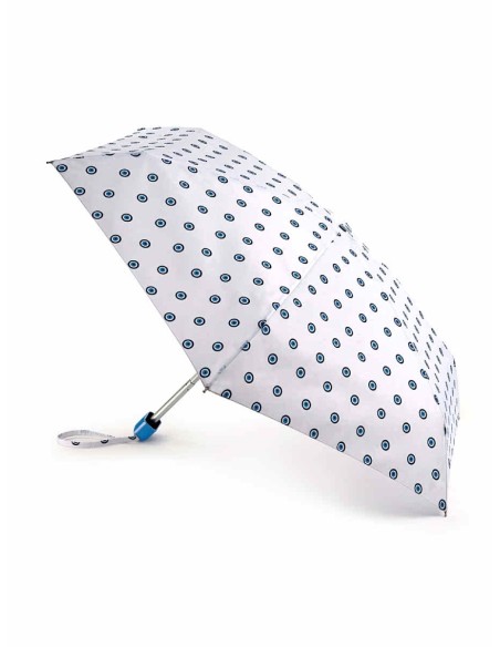 L501-4372 EvilEye (Горошек на белом) Зонт женский механика Fulton