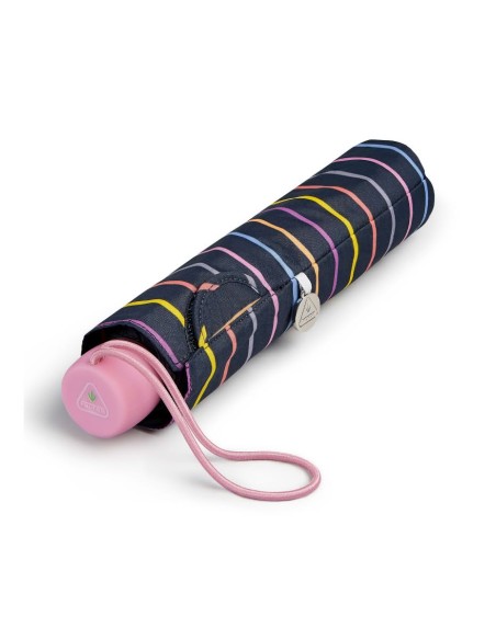 L553-4424 RainbowPinstripes (Разноцветные полоски) Зонт женский механика Fulton