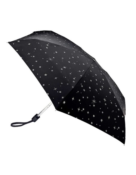 L501-4409 GlitterStarsblack (Блестящие звезды) Зонт женский механика Fulton