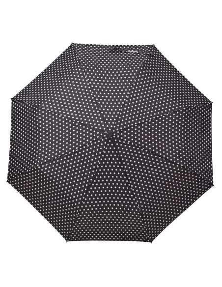 Q25806 (Горох на черном) Зонт женский автомат Henry Backer