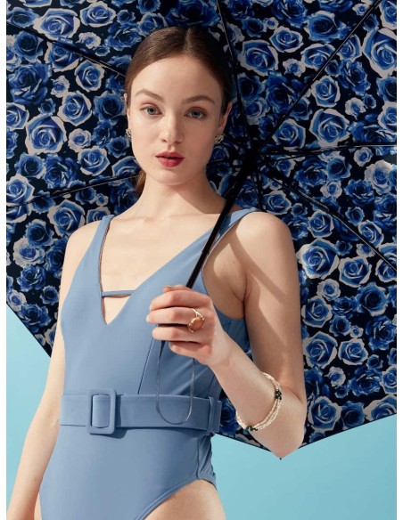 L929-4276 ChinaRose (Розы) Зонт женский механика Fulton