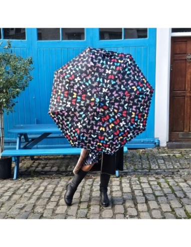 L354-4482 Butterfly (Бабочки) Зонт женский механика Fulton