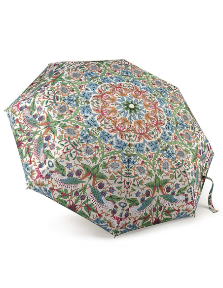 L757-4237 StrawberryThiefLightGround (Клубничный воришка) Зонт женский механика Fulton