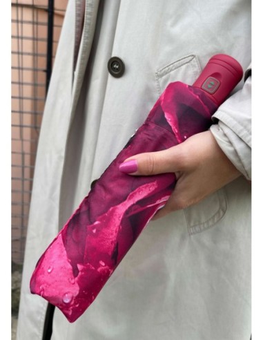 L346-2252 PhotoRoseRed (Красные розы) Зонт женский автомат Fulton