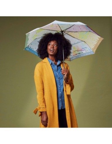 L761-2396 LondonMap (Лондон) Зонт женский механика Fulton