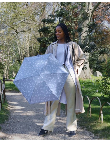 L501-4577 Tiny Hare & Meadow (Заяц и Луг) Зонт женский механика Fulton