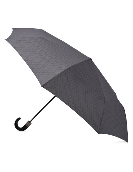 G46301 (Ромбы на сером) Зонт мужской автомат Henry Backer