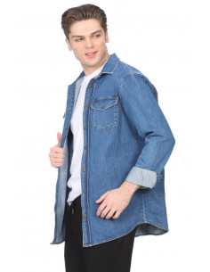 Джинсовая рубашка G512 Riga blue от известного бренда Whitney можно купить в Надежная Джинса, с доставкой или самовывозом