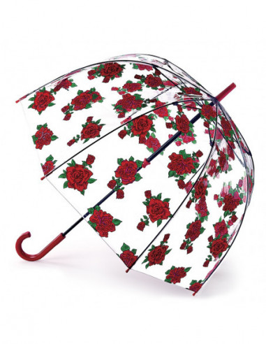 L042-3813 TattooRose (Розы) Зонт женский трость Fulton