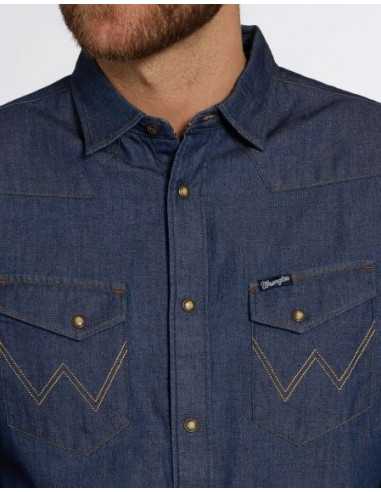 Купить рубашку Wrangler W590-25-X1E можно в магазине Надежная Джинса