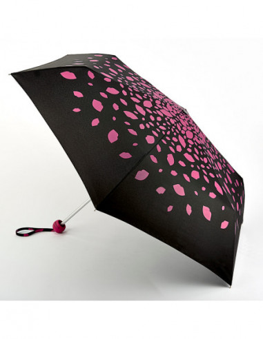 L869-3798 RainingLipsPink (Дождь из розовых губ) Зонт женский механика Lulu Guinness Fulton